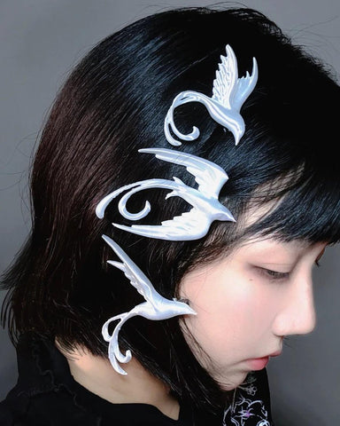 ［アクセサリー］3Dプリント ヘアクリップ【Q7ERIR】