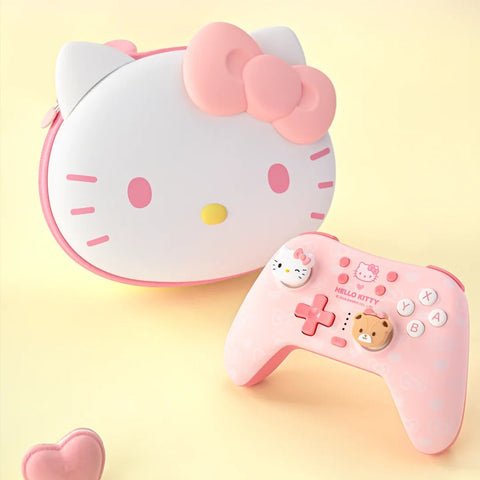［サンリオ］ハローキティ ps5/nspro/Xbox コントローラー ケース【CXKTRW】