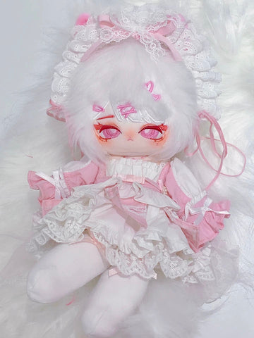 ［ぬい服］30cm 無属性 ぬいぐるみ用 お洋服【白桃】