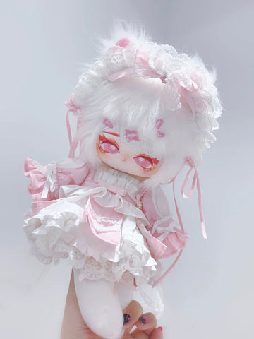 ［ぬい服］30cm 無属性 ぬいぐるみ用 お洋服【白桃】