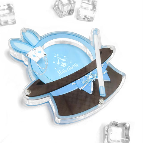 ［推し活グッズ］缶バッジ アクリルフレーム 58mm【6TIPI5】