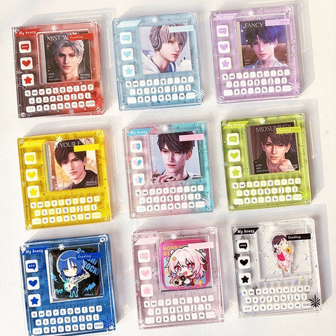 ［推し活グッズ］缶バッジ アクリルフレーム【WC31I4】