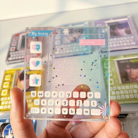 ［推し活グッズ］缶バッジ アクリルフレーム【WC31I4】