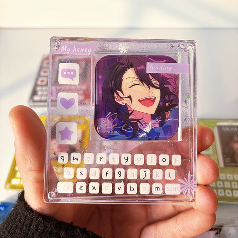 ［推し活グッズ］缶バッジ アクリルフレーム【WC31I4】