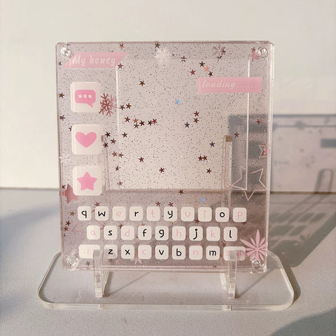 ［推し活グッズ］缶バッジ アクリルフレーム【WC31I4】