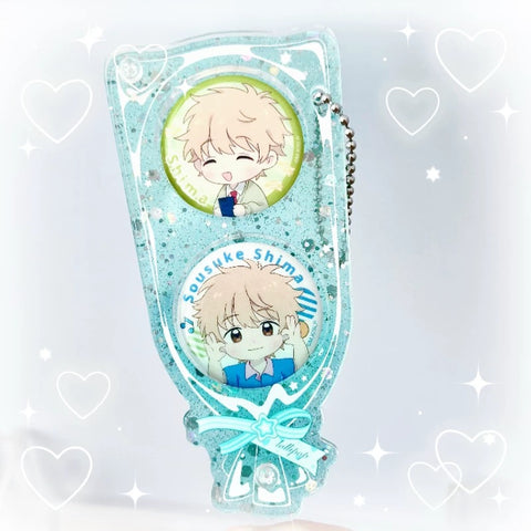 ［推し活グッズ］缶バッジ アクリルフレーム 58/44/33mm【IM4USH】