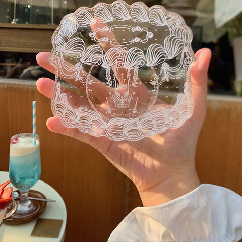 ［推し活グッズ］缶バッジアクリルフレーム 58mm【Q8A7Q1】