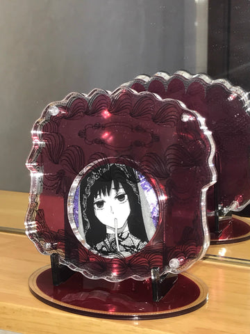 ［推し活グッズ］缶バッジアクリルフレーム 58mm【Q8A7Q1】