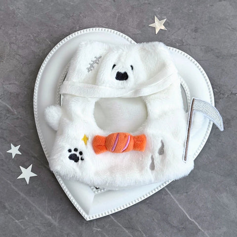 ［ぬい服］10cm 無属性 ぬいぐるみ用 お洋服【幽灵】