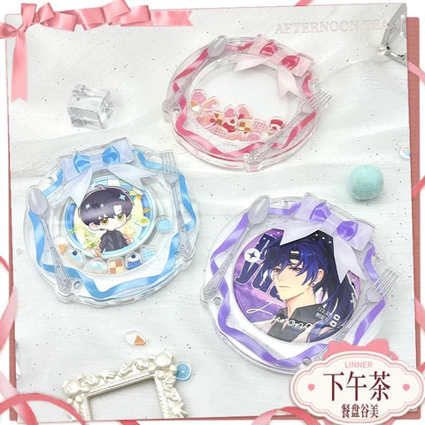 ［推し活グッズ］缶バッジ アクリルフレーム 58/75mm【D5A8L1】