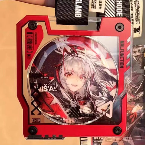 ［推し活グッズ］缶バッジアクリルフレーム 75mm【Z3H3B4】