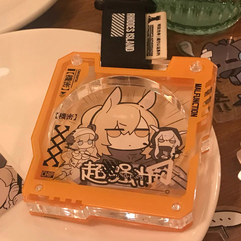 ［推し活グッズ］缶バッジアクリルフレーム 75mm【Z3H3B4】