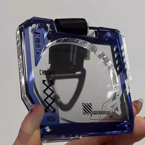 ［推し活グッズ］缶バッジアクリルフレーム 75mm【Z3H3B4】