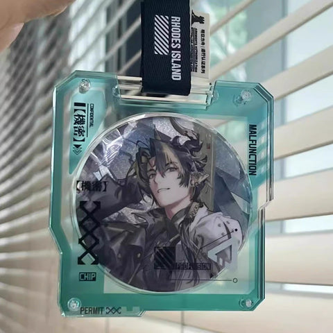 ［推し活グッズ］缶バッジアクリルフレーム 75mm【Z3H3B4】