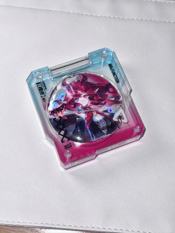 ［推し活グッズ］缶バッジアクリルフレーム 75mm【Z3H3B4】