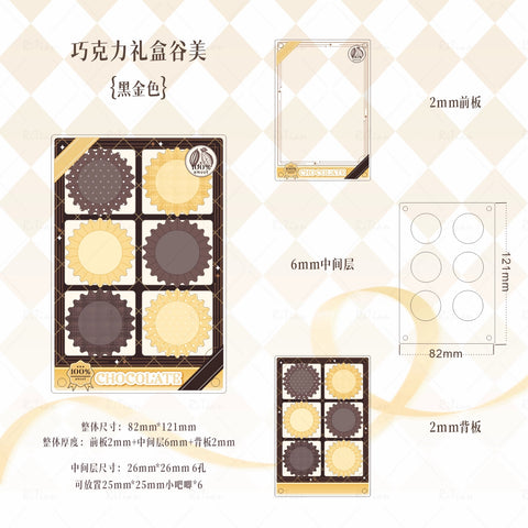 ［推し活グッズ］缶バッジ アクリルフレーム 25/32/38mm【RPKTQ8】