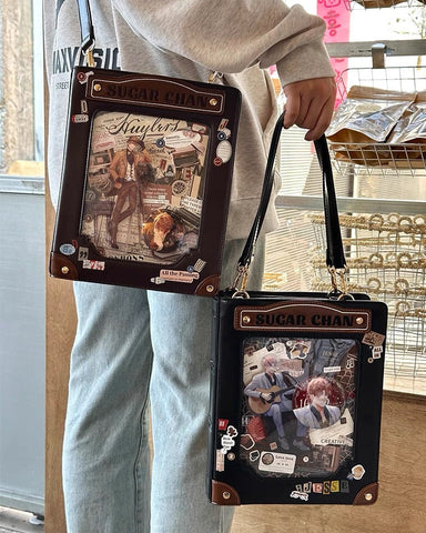 ［バッグ］缶バッジ用 痛バッグ ショルダーバッグ【AYFIG4】