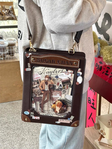 ［バッグ］缶バッジ用 痛バッグ ショルダーバッグ【AYFIG4】