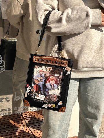 ［バッグ］缶バッジ用 痛バッグ ショルダーバッグ【AYFIG4】