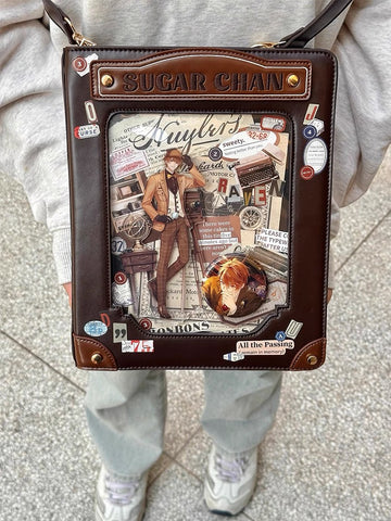 ［バッグ］缶バッジ用 痛バッグ ショルダーバッグ【AYFIG4】