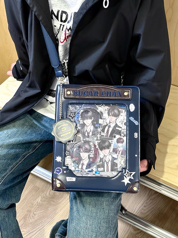 ［バッグ］缶バッジ用 痛バッグ ショルダーバッグ【AYFIG4】