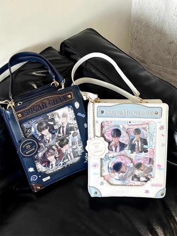 ［バッグ］缶バッジ用 痛バッグ ショルダーバッグ【AYFIG4】