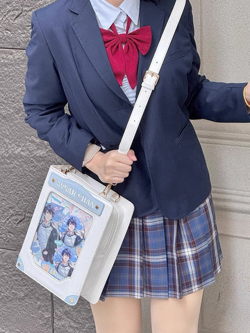 ［バッグ］缶バッジ用 痛バッグ ショルダーバッグ【AYFIG4】