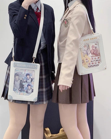 ［バッグ］缶バッジ用 痛バッグ ショルダーバッグ【AYFIG4】