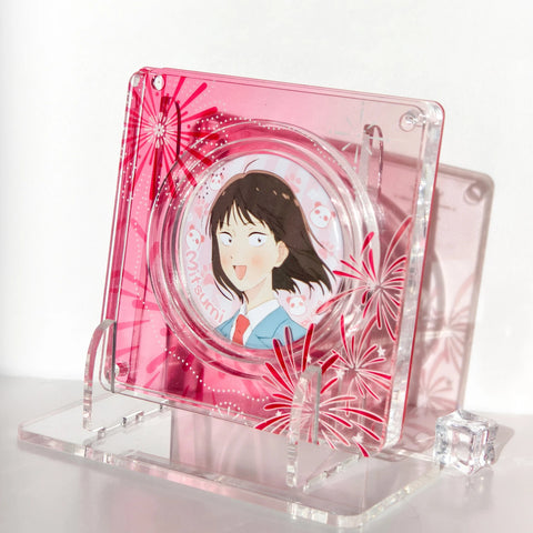 ［推し活グッズ］缶バッジアクリルフレーム 58～75mm【L1N9G7】