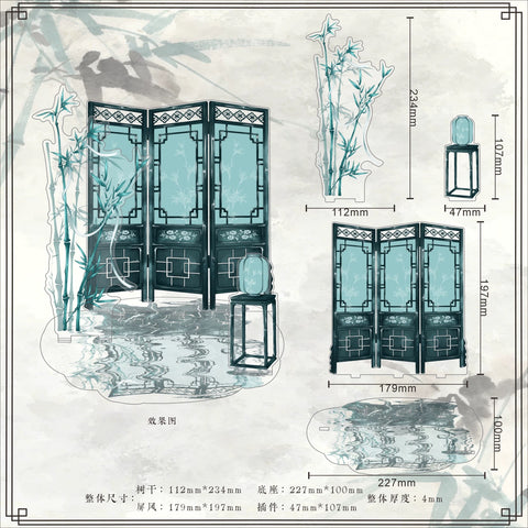 ［推し活グッズ］アクリル 背景 スタンド【LEUIUM】
