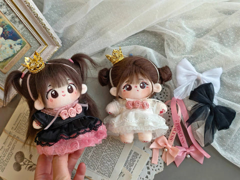 ［ぬい服］10cm 無属性 ぬいぐるみ用 お洋服【蔷薇】