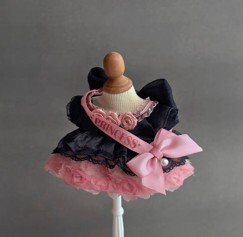 ［ぬい服］10cm 無属性 ぬいぐるみ用 お洋服【蔷薇】