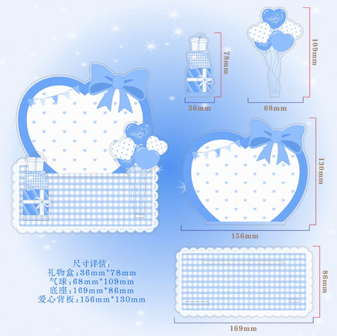 ［推し活グッズ］アクリル 背景 スタンド【JSI77N】
