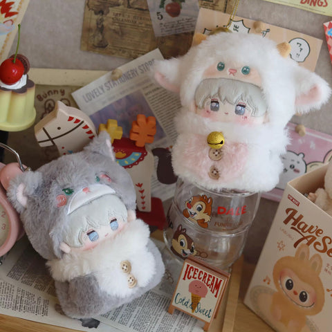 ［ぬい服］10cm 無属性 ぬいぐるみ用 お洋服【小羊小狼】