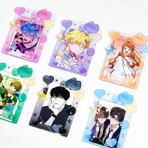 ［推し活グッズ］PVC トレーディングカード用ホルダー【E7A1H3】