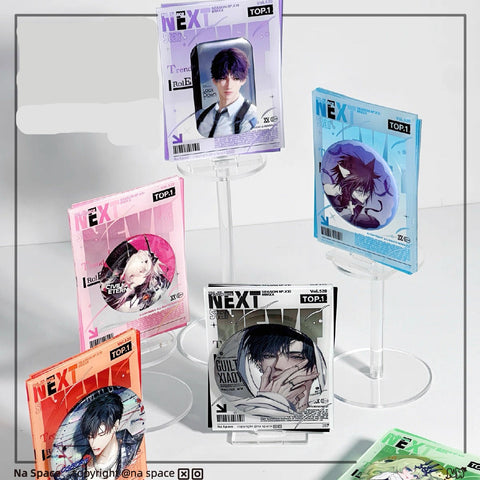 ［推し活グッズ］缶バッジアクリルフレーム【X0S2Y6】