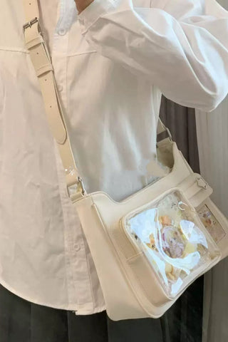［バッグ］缶バッジ用 痛バッグ トートバッグ【X0N9N7】