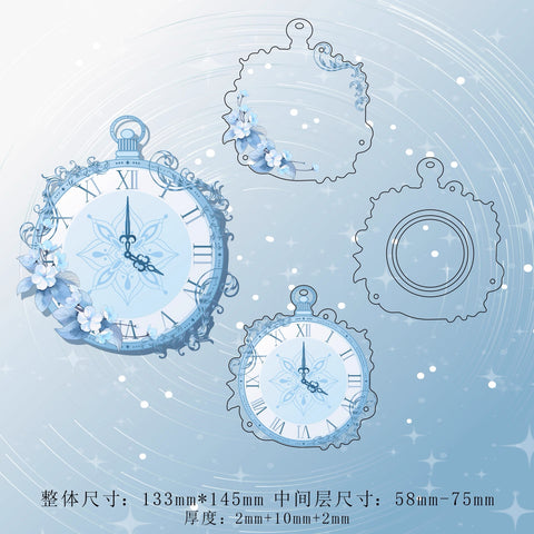 ［推し活グッズ］缶バッジ アクリルフレーム 58/65/75mm【622ZRF】