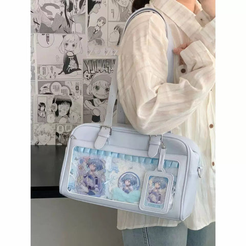 ［バッグ］缶バッジ用 痛バッグ トートバッグ【Z0R9B3】