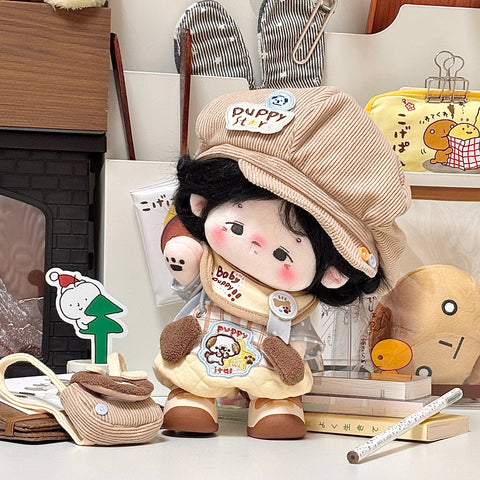 ［ぬい服］20cm 無属性 ぬいぐるみ用服【焦糖】