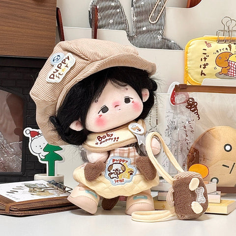 ［ぬい服］20cm 無属性 ぬいぐるみ用服【焦糖】
