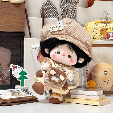 ［ぬい服］20cm 無属性 ぬいぐるみ用服【焦糖】