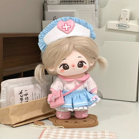 ［ぬい服］20cm 無属性 ぬいぐるみ用服【护士】