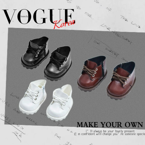 ［ぬい小物］30cm 無属性 ぬいぐるみ用靴【皮靴】