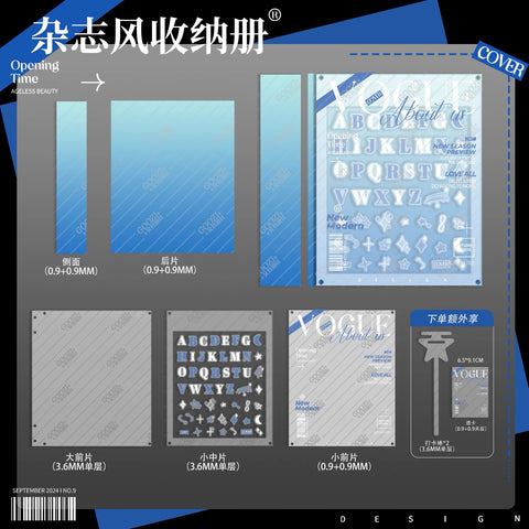 ［推し活グッズ］アクリル コレクトブックケース【Z9BSYB】