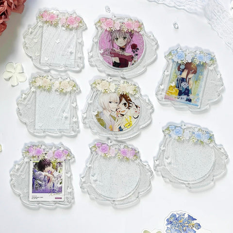 ［推し活グッズ］缶バッジ アクリルフレーム【830B8T】