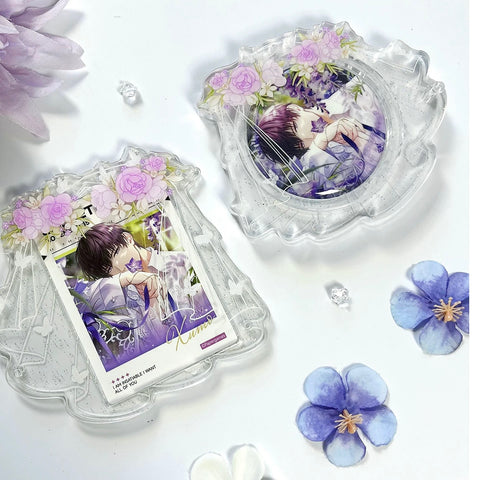 ［推し活グッズ］缶バッジ アクリルフレーム【830B8T】