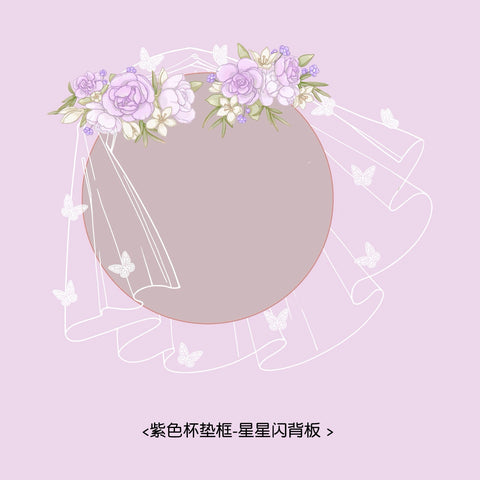 ［推し活グッズ］缶バッジ アクリルフレーム【830B8T】