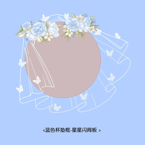 ［推し活グッズ］缶バッジ アクリルフレーム【830B8T】