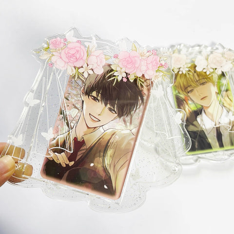 ［推し活グッズ］缶バッジ アクリルフレーム【830B8T】